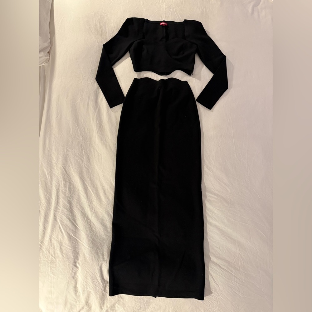 STAUD corde crop top black Small - Picture 3 of 10